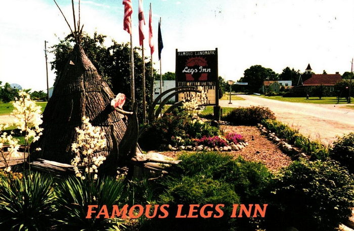 Legs Inn - Vintage Postcard (newer photo)